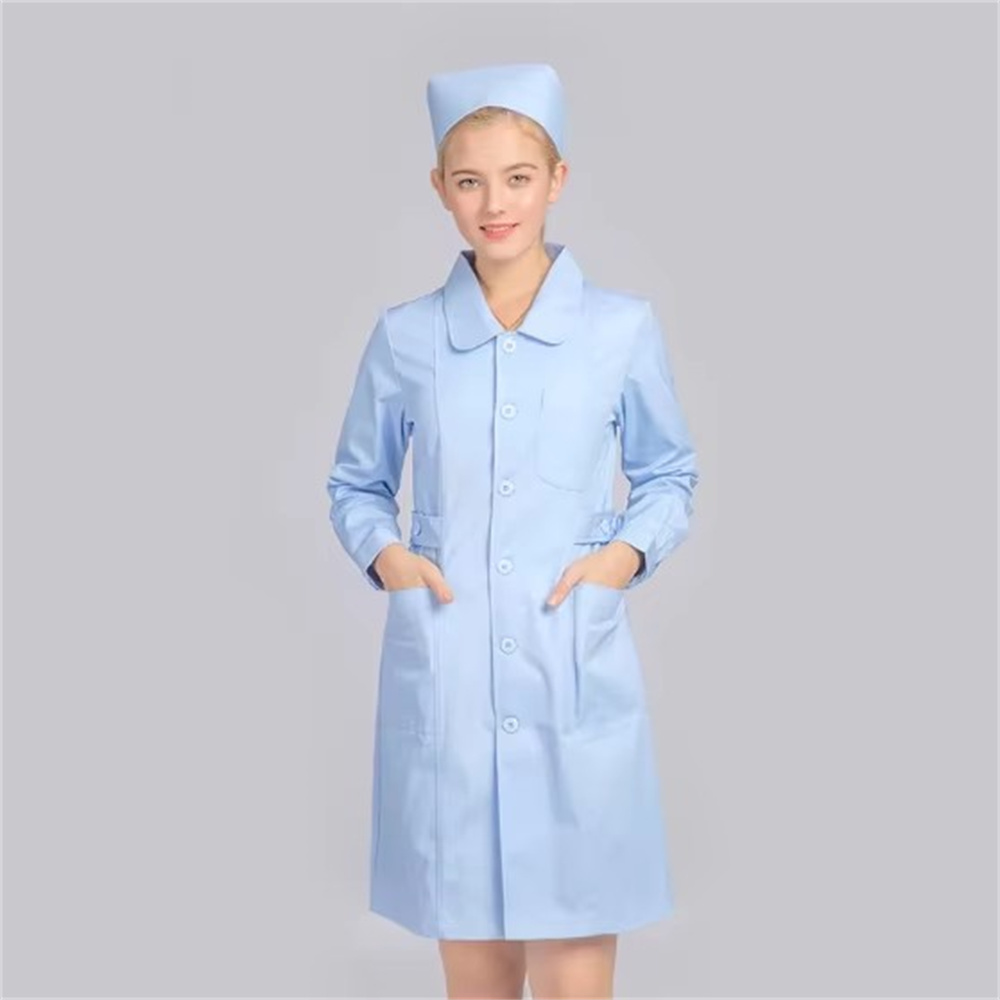 new pure cotton breathable whi - Medical Lab Coat ulasan dan harga