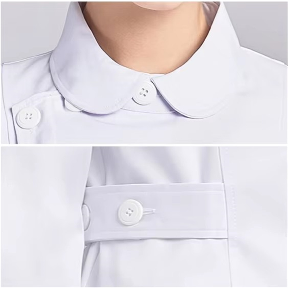 new pure cotton breathable whi - Medical Lab Coat ulasan dan harga
