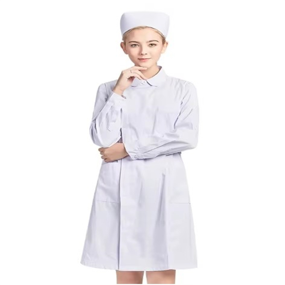 new pure cotton breathable whi - Medical Lab Coat ulasan dan harga