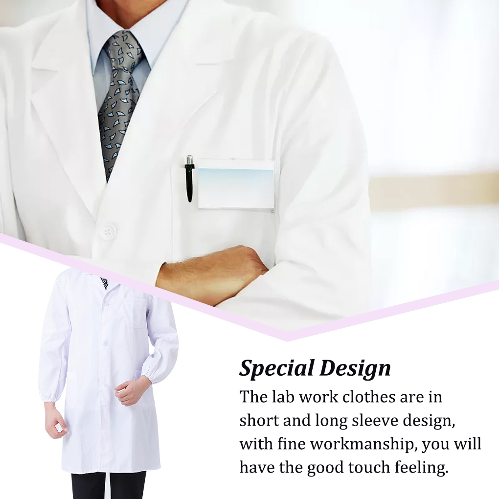 Laboratory Coat Pocket Long Sl - Medical Lab Coat ulasan dan harga