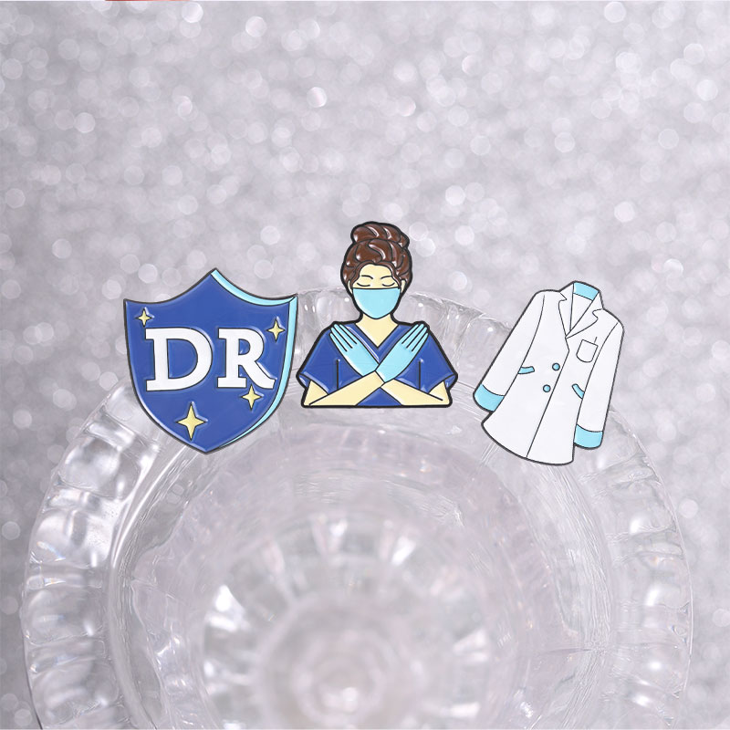 Medical Healthcare Enamel Pins - Medical Lab Logo ulasan dan harga