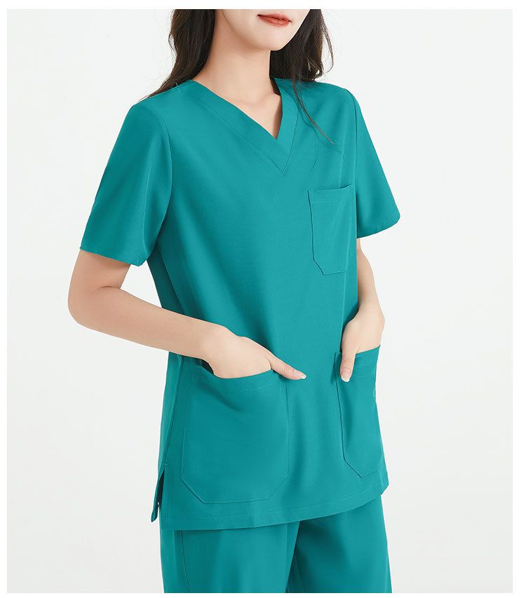 Washing  Women's high-end elas - Medical Lab Coat ulasan dan harga